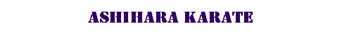 Ashihara Karate