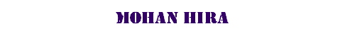 Mohan Hira
