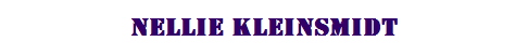 Nellie Kleinsmidt