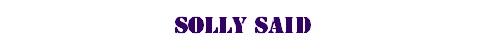 Solly Said